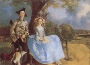 Thomas Gainsborough Mr and Mrs Andrews oil painting reproduction
